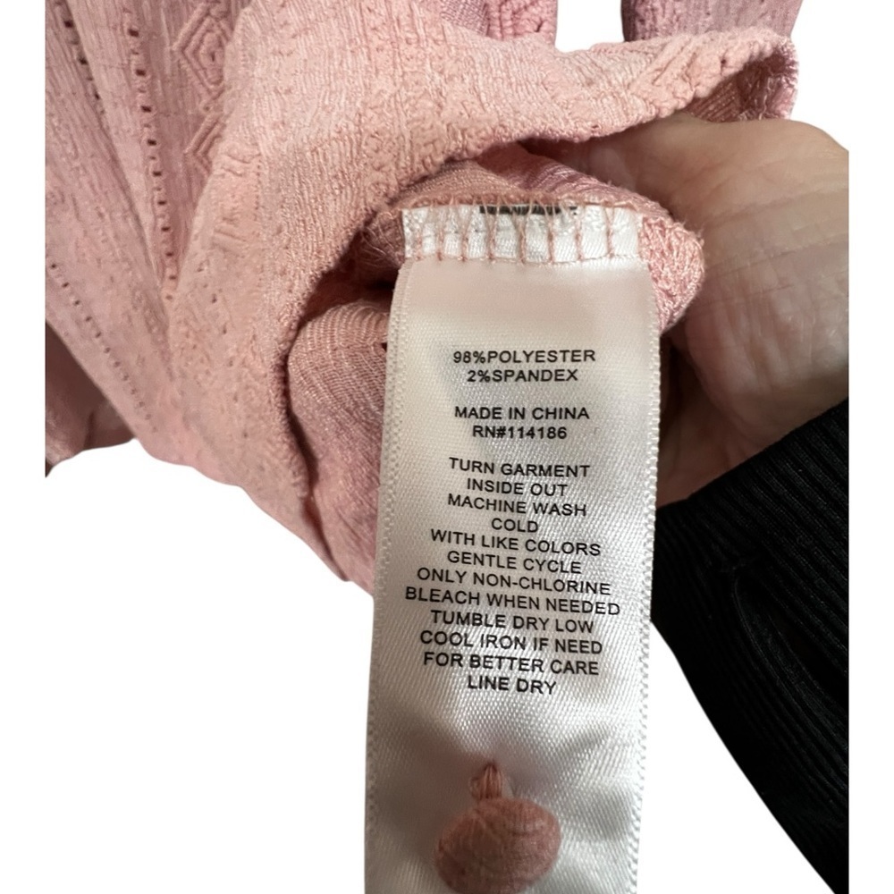 Frye Women's Blush Textured Blouse - Picture 4 of 4